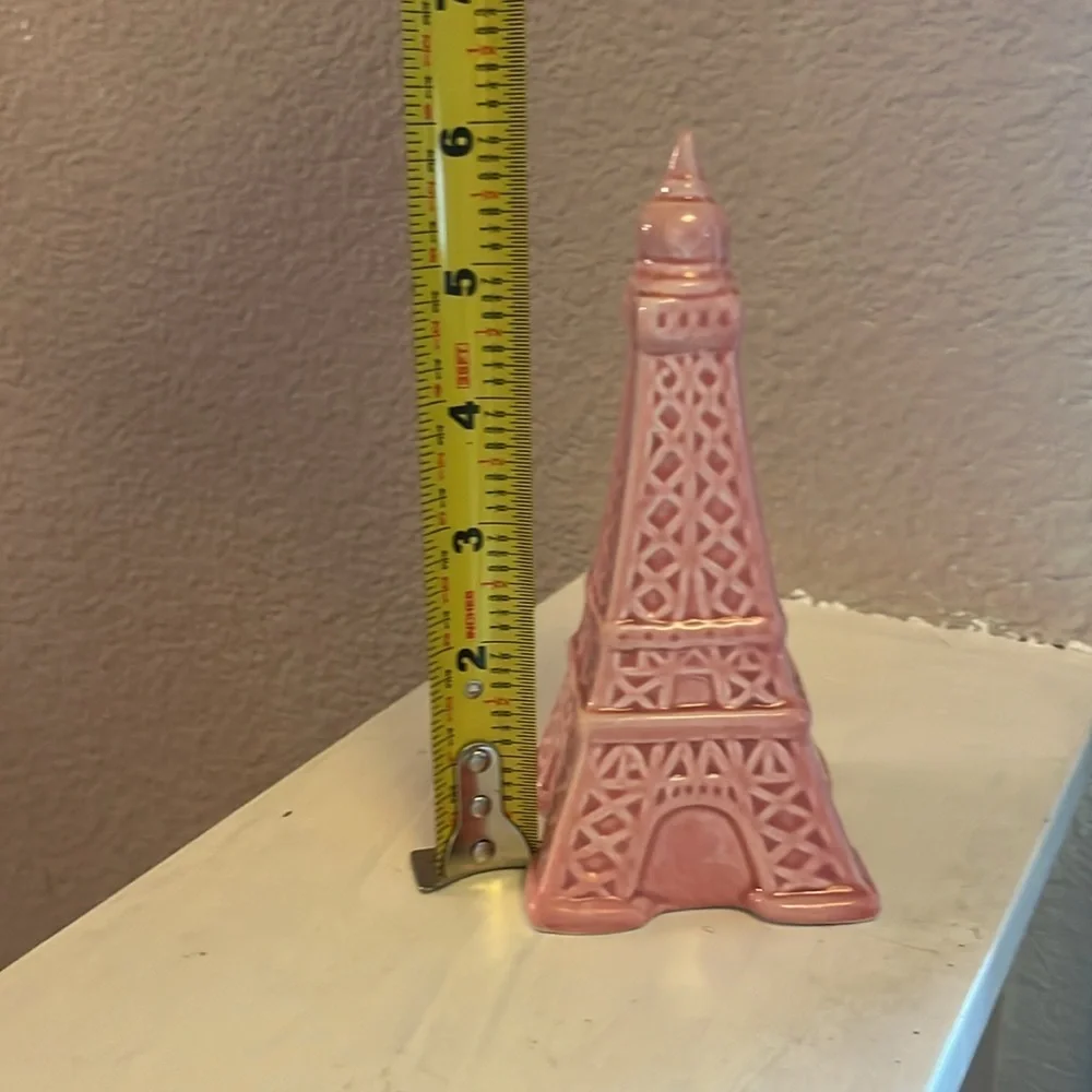 Pink Eiffel Tower Paris Ceramic Room Decor Coquette Fench Girly - Picture 9 of 9